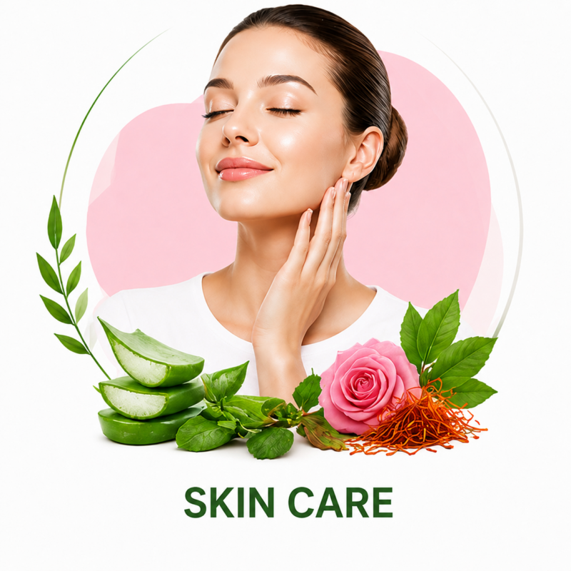 Fresh skin care elegance with botanicals